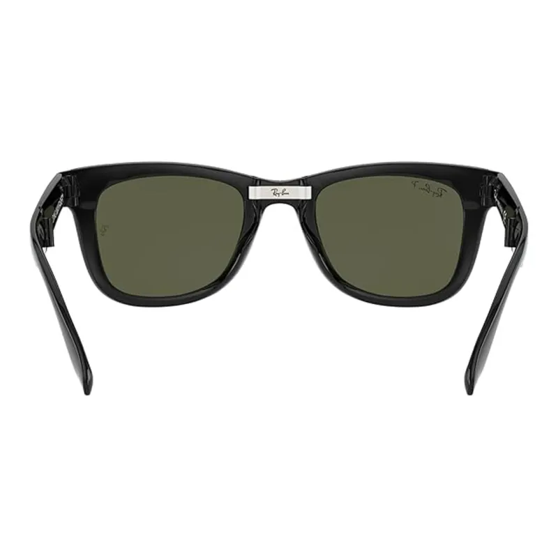 RayBan Irregular Shape Sunglasses Unisex Black-3