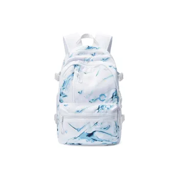 FINITE LOOP Recycled Polyester Backpack Regular Unisex White