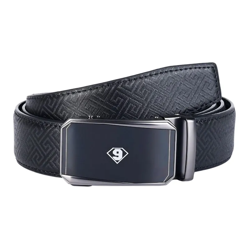 NINE NAIL Leather Belts Men-8