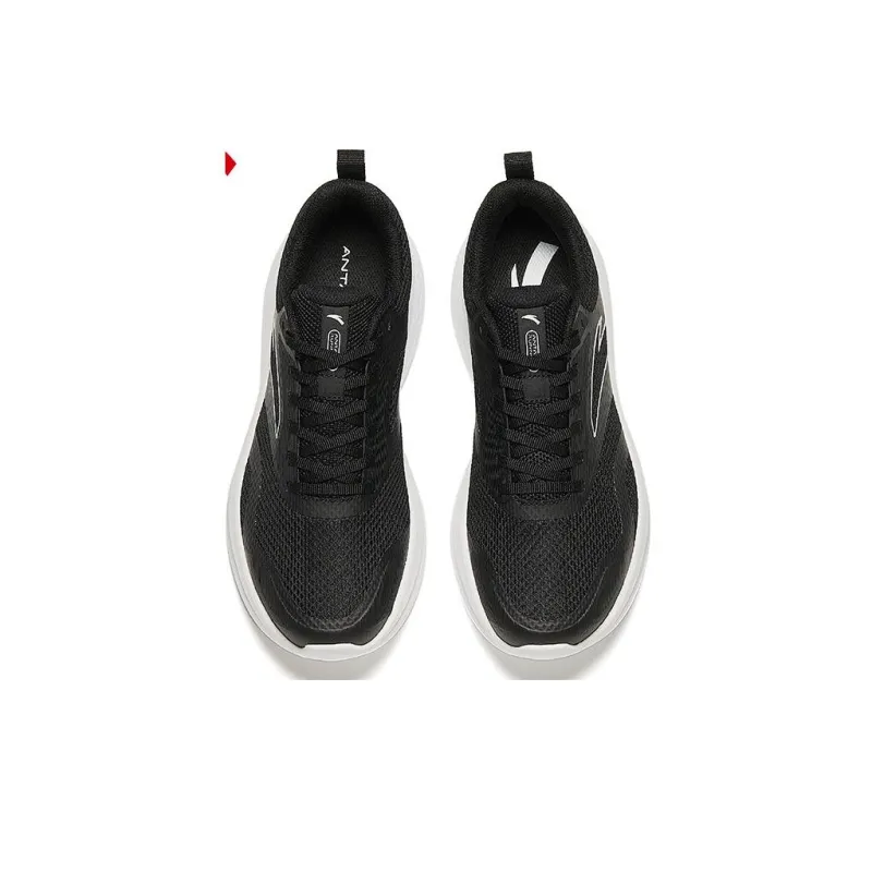 Anta Low Top Running Shoes Men's Black White-1