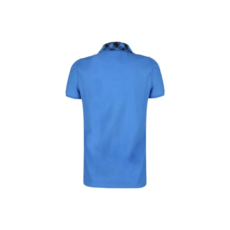 Burberry Polo Shirt Women's Hydrangea Blue-1