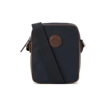 Dunhill Canvas With Leather Canvas Bag Cell Phone Pouch Crossbody Bag Shoulder Bag Unisex Black & Brown