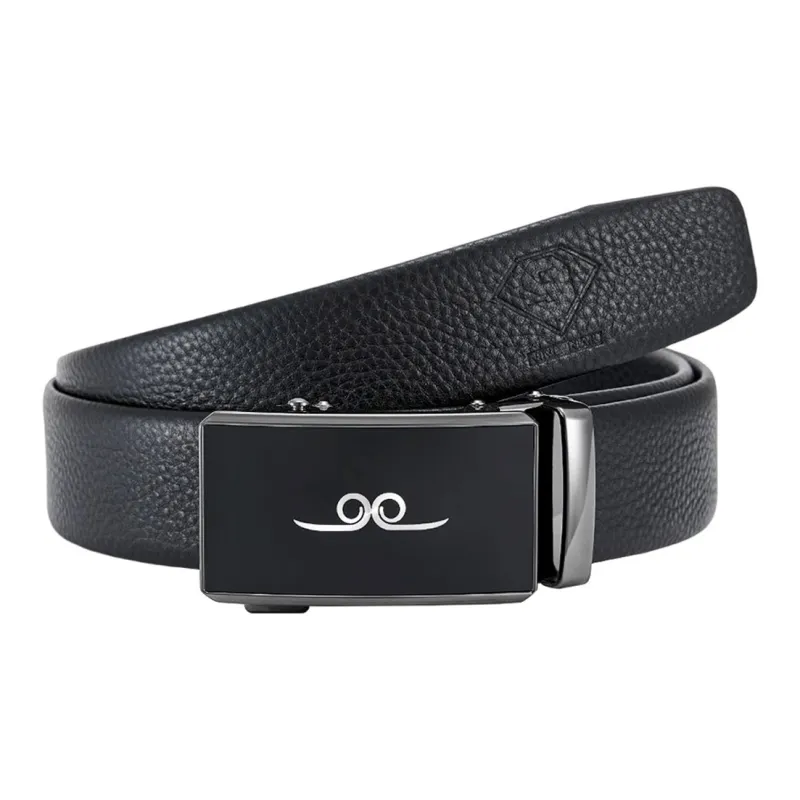 NINE NAIL Leather Belts Men-8