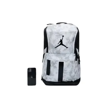 Jordan Polyester Backpack Regular Unisex Wolf Gray