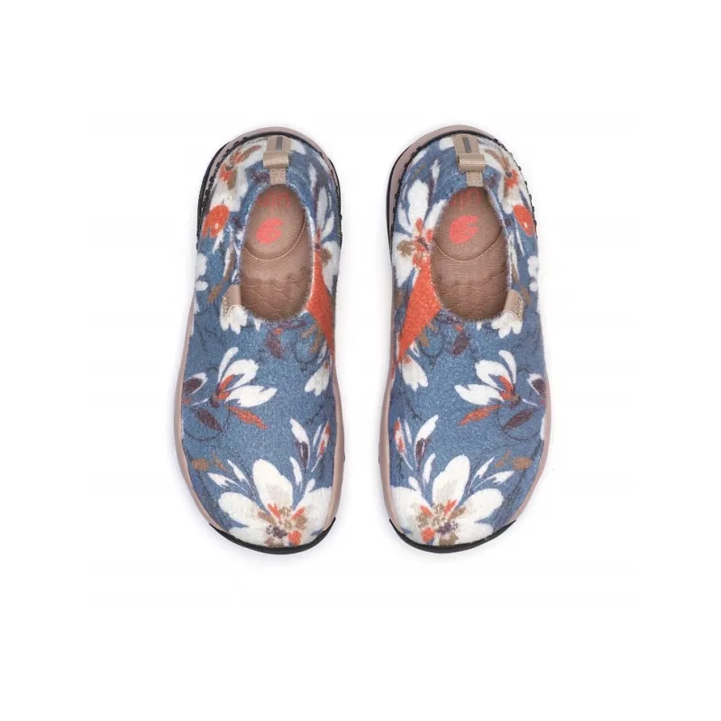 U.IN Painted Travel Shoes Toledo 11 Floral Collection Casual Shoes Unisex-10