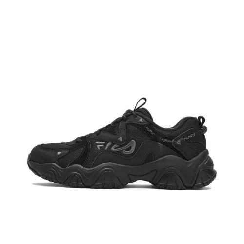 FILA Fluid 4 Cat Paw 4.0 With Fleece Anti Slip Wear Resistant Low Top Casual Shoes Women's Black