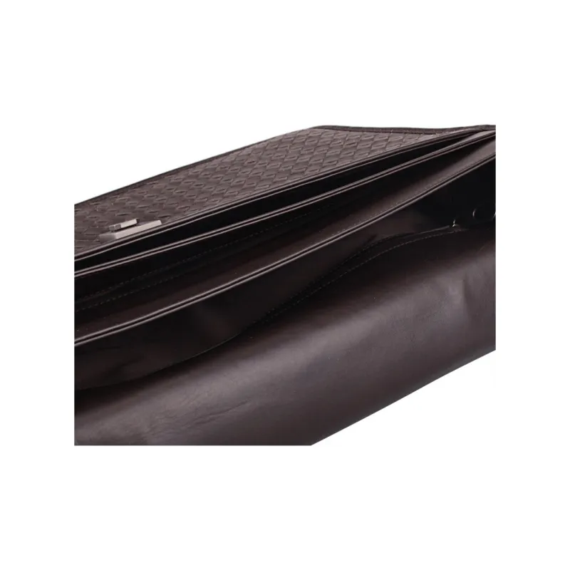 Bottega Veneta Sheepskin Briefcases Handbags Regular Men's Dark Coffee-3