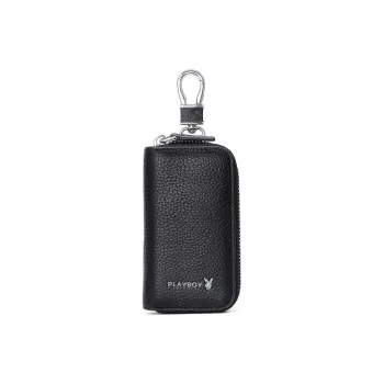 Playboy Top Grain Cow Leather Key Pouch Men's