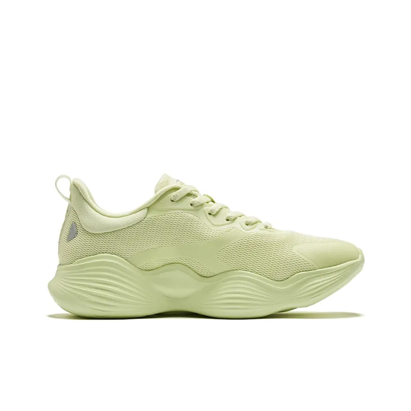 Erke Bubbu Pop 2.0 Cushioning Wear-Resistant Low-Top Running Shoes Women's Green-1