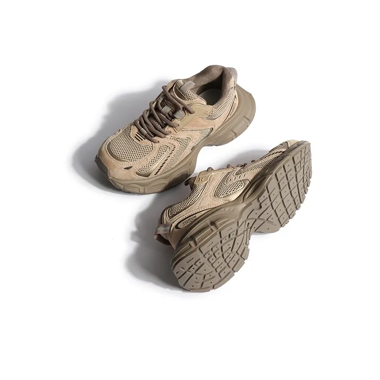 CENTRAL&KITTY Abrasion Resistant Height Increasing Low Top Chunky Sneakers 5cm Unisex-4