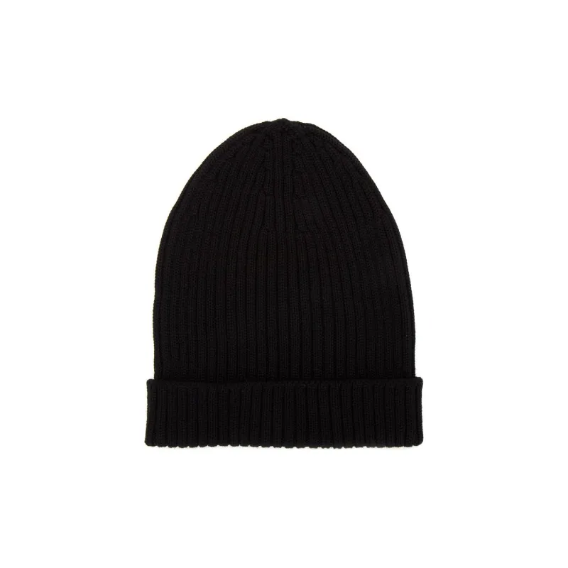 PRADA Logo-appliqué Wool Beanie-1