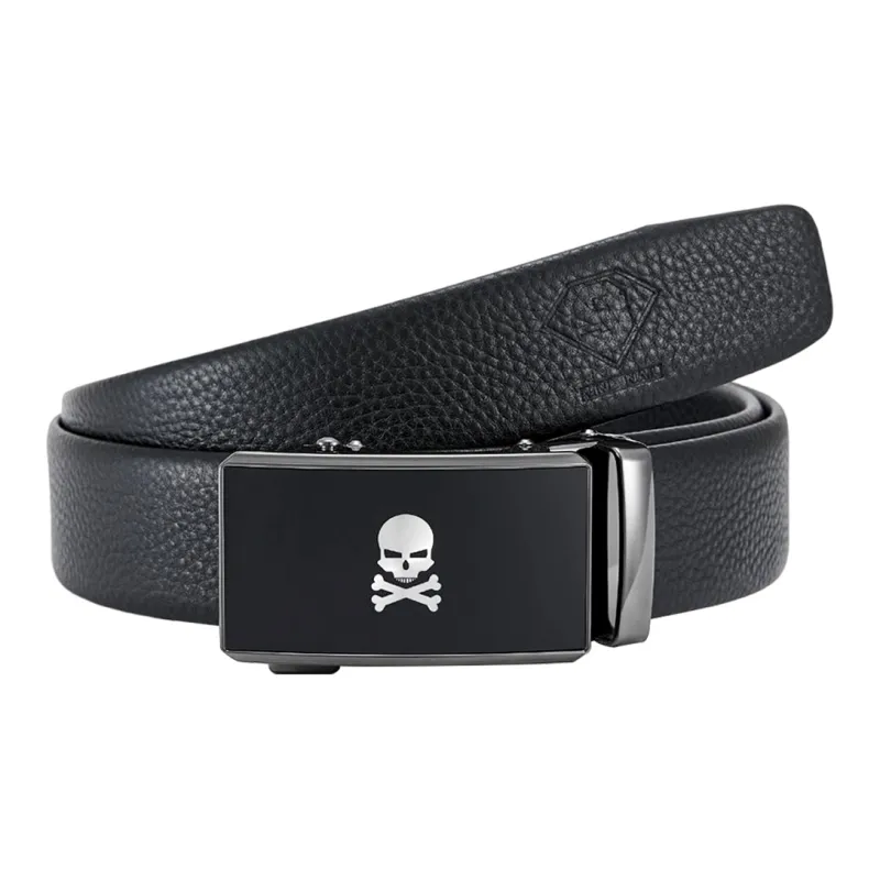 NINE NAIL Leather Belts Men-4