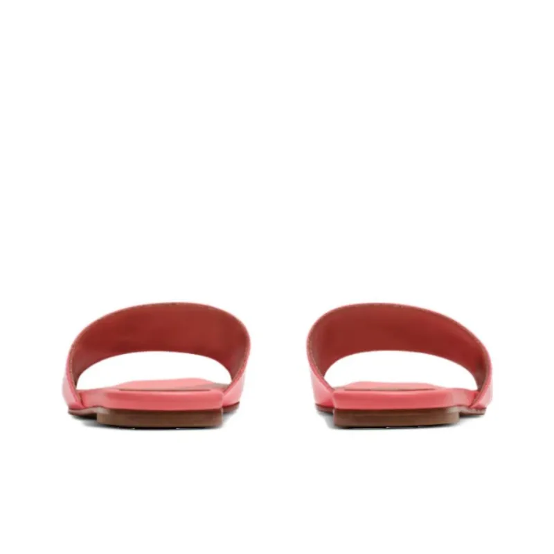 BALMAIN Dafne Logo-plaque Leather Slides-4