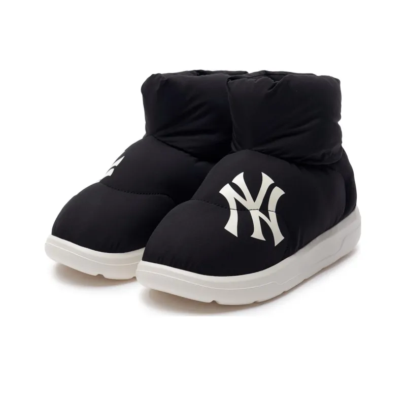 MLB Chunky Classic A FLEECE Bouncer Thermal Waterproof Short Snow Boots Women's Black-2
