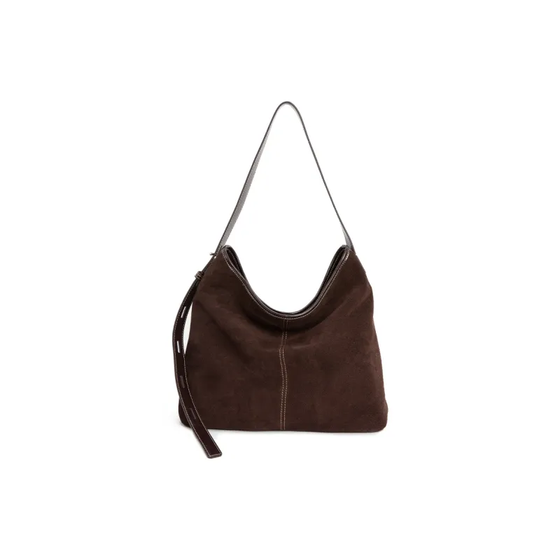 VENOF Genuine Cow Leather Commute Tote Shoulder Bag Women's Natural Brown/Lazy Coffee Brown/Shelle Green-11