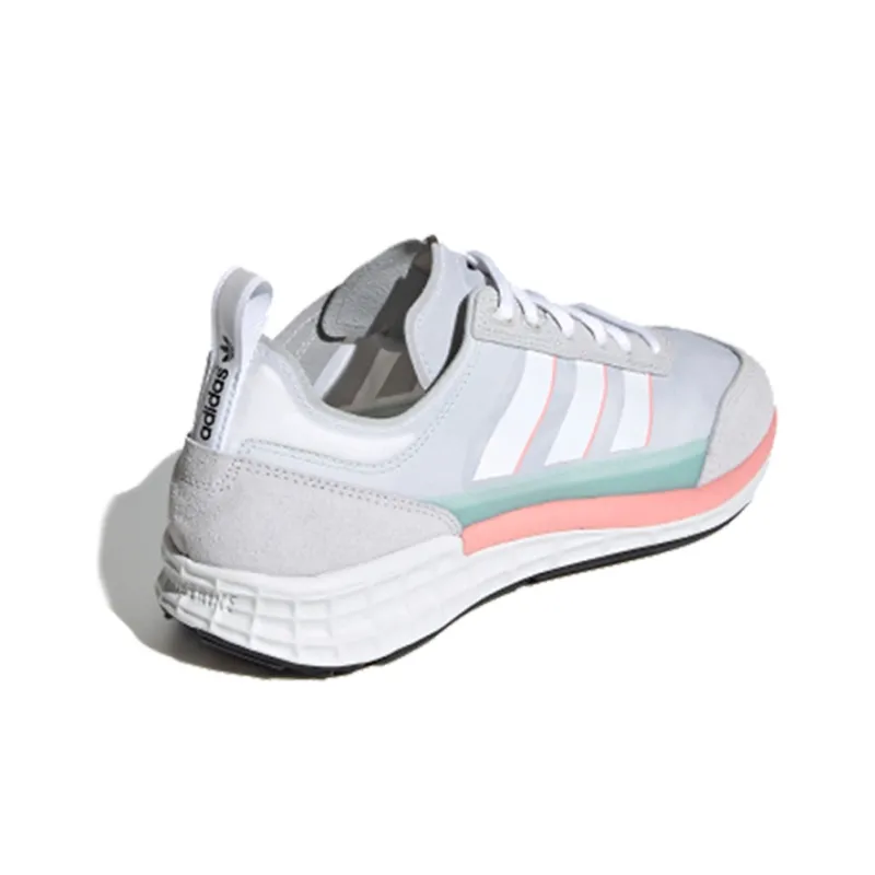 Adidas Originals SL 7200 Low Top Casual Shoes Women's Gray Green Pink-2