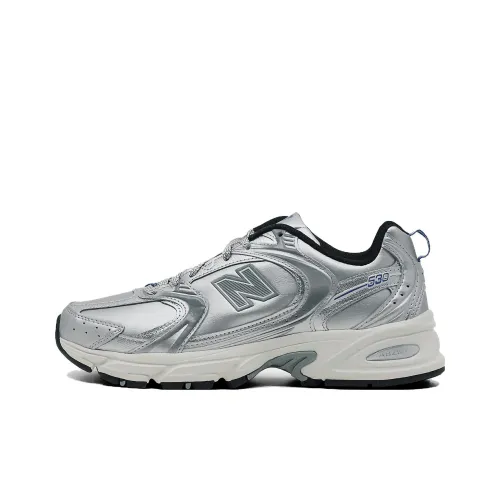 Yeseyesee X New Balance NB 530 Running Shoes Men Low-Top Silver