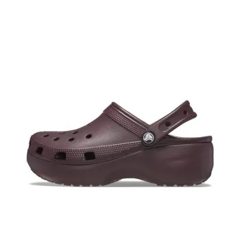 Crocs Classic Platform Clogs 'Dark Cherry' Women's