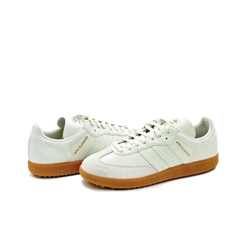 Adidas X Kith Samba Golf ' White Tint/Gum' Sneakers-2