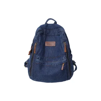 BALANG Denim Backpack Unisex Dark Blue/Light Blue