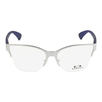 Oakley Metal Butterfly Eyeglass Frames Women's Silver