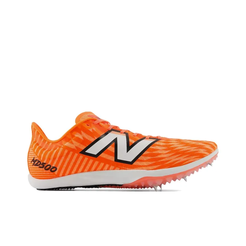 New Balance FuelCell MD500 V9 MD500 V9 Slip Resistant Low Top Running Shoes Unisex Orange White-1