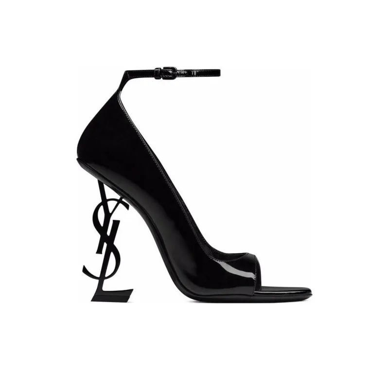 SAINT LAURENT Opyum Open-Toe Pumps-1