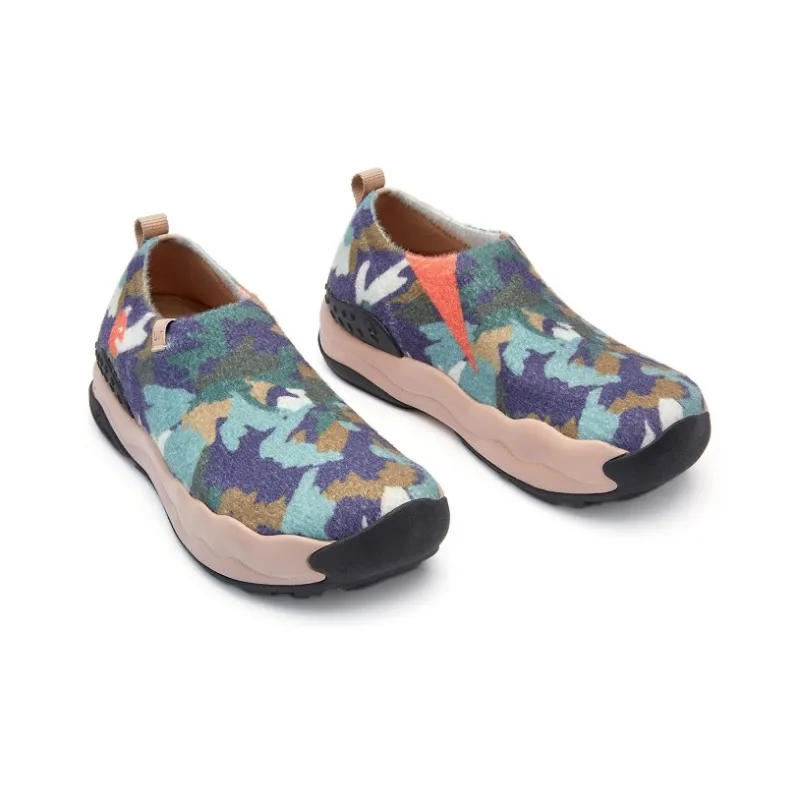 U.IN Painted Travel Shoes Toledo 11 Floral Collection Casual Shoes Unisex-13