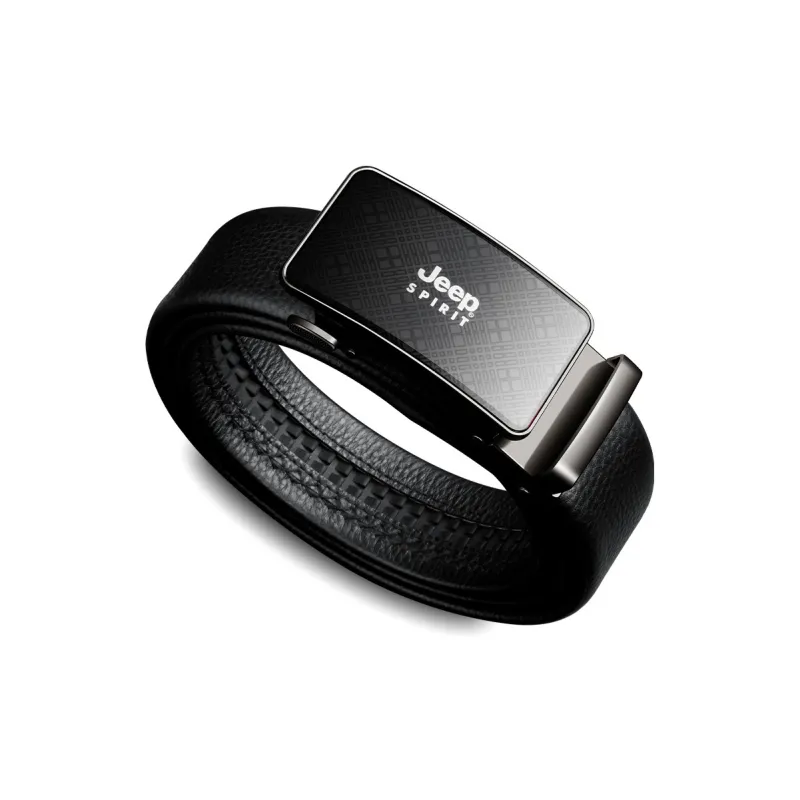 JEEP SPIRIT Youth Business Automatic Buckle Leather Belts Men's Width  3.5cm-5