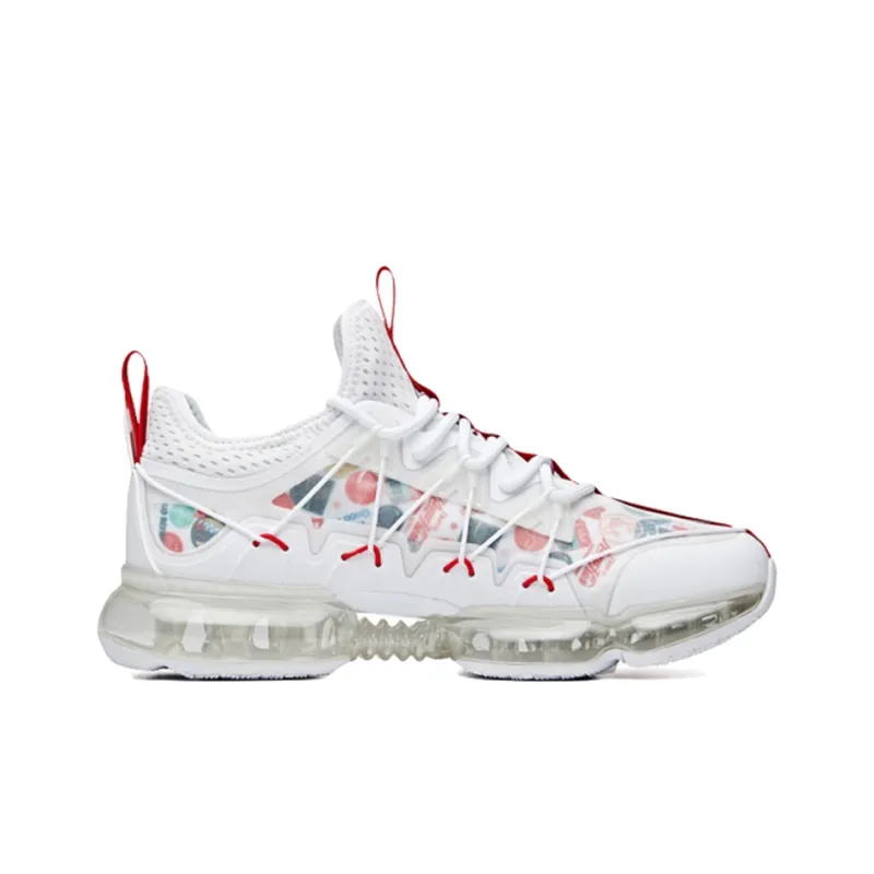 Coca-Cola x Anta Low-Top Running Shoes Men's White Red-1