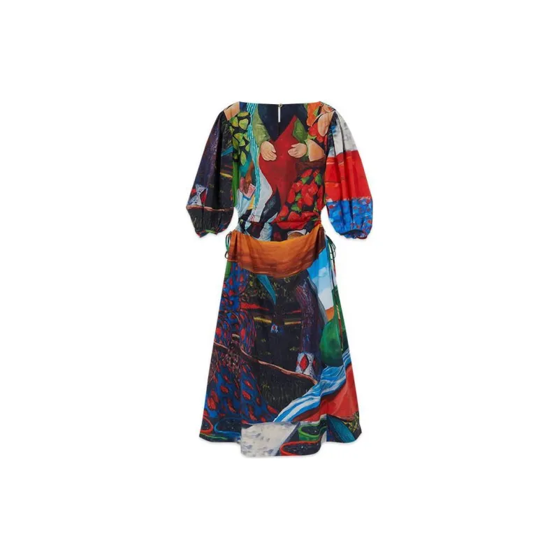 ANDERSSON BELL Short Sleeved Dress Women's Multicolor-1