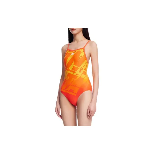 ANTA One-Piece Swimsuits Women's National Orange/Light Orange