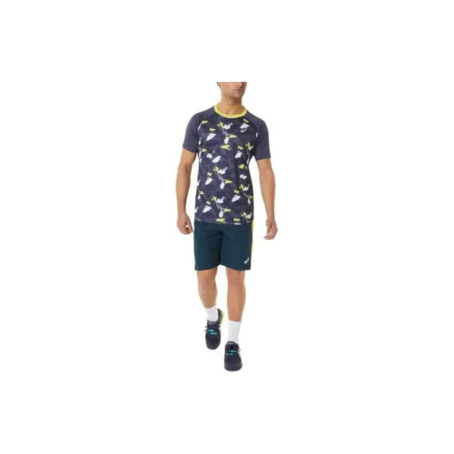 Asics T-Shirts Men Indigo