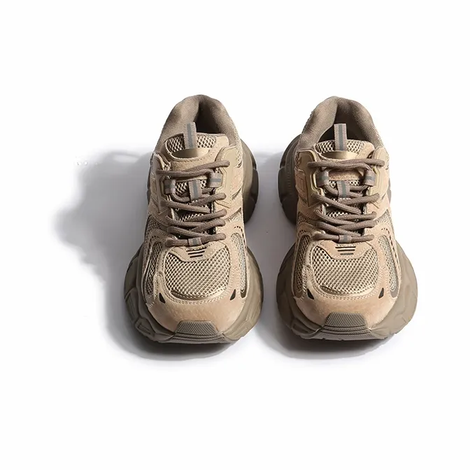 CENTRAL&KITTY Abrasion Resistant Height Increasing Low Top Chunky Sneakers 5cm Unisex-1