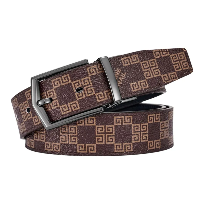 NINE NAIL Leather Belts Men-16