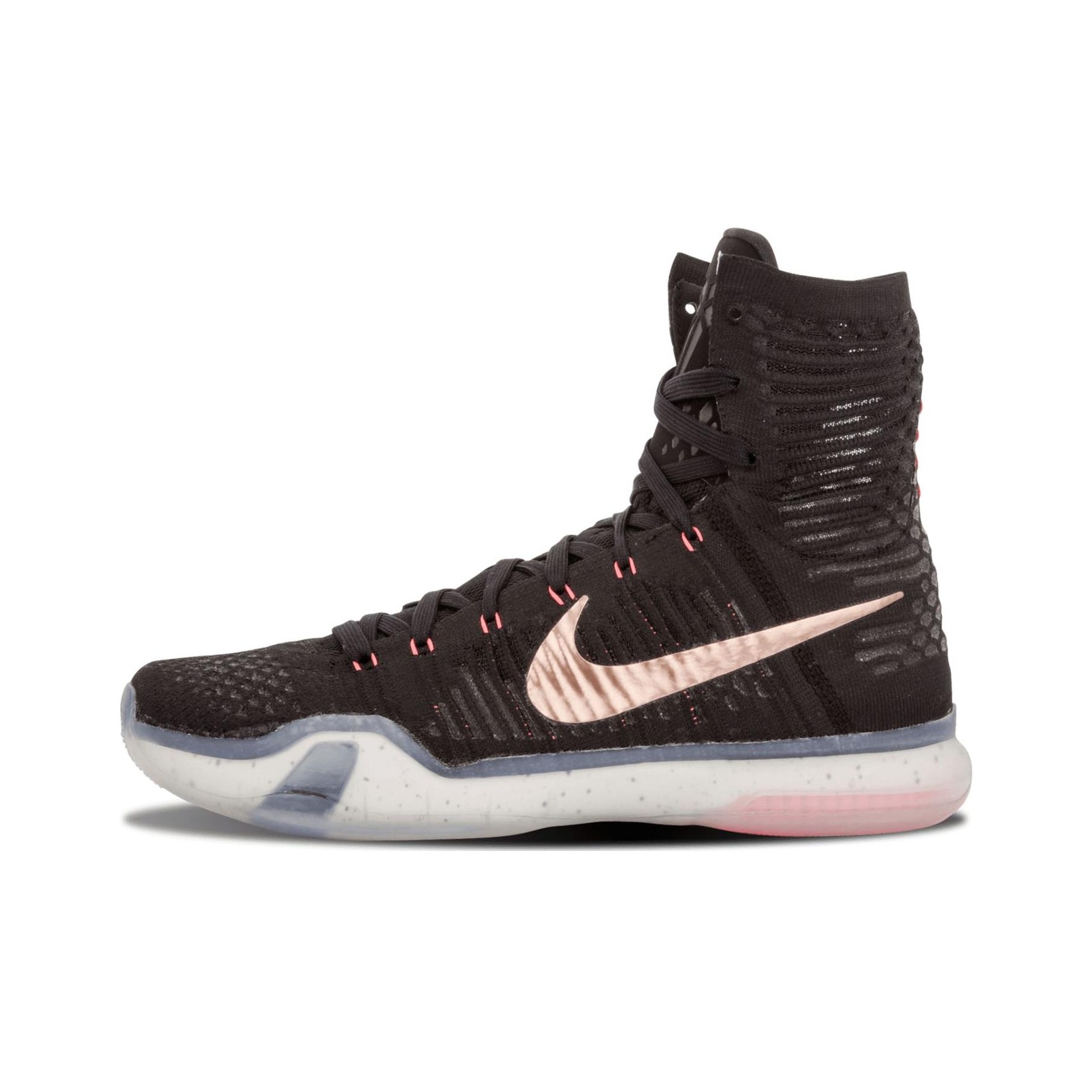 black and rose gold nike shoes POIZON