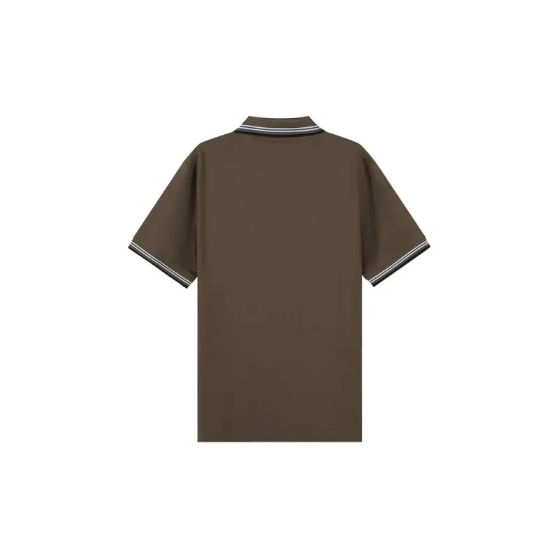 HUGO BOSS Short Sleeved Polo Shirt Men's Olive Green-1