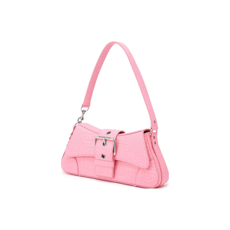 Balenciaga LINDSAY Calfskin Handbag Shoulder Bag Women's Pink-2