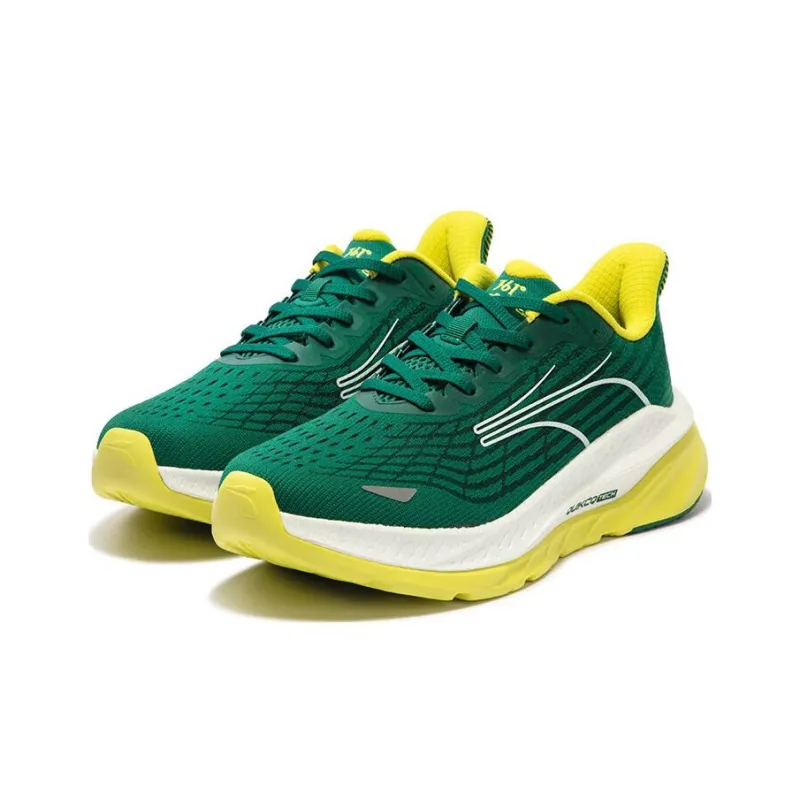 361° Cushioning Wear Resistant Low Top Running Shoes Men's Green-1