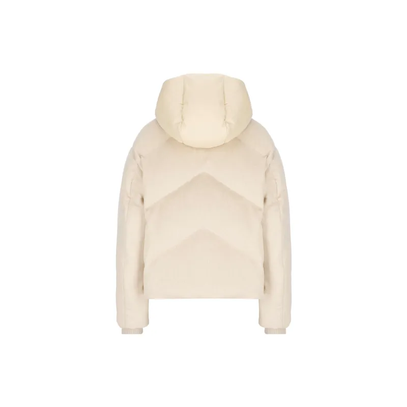 Loro Piana Puffer Jacket Women's Beige-1