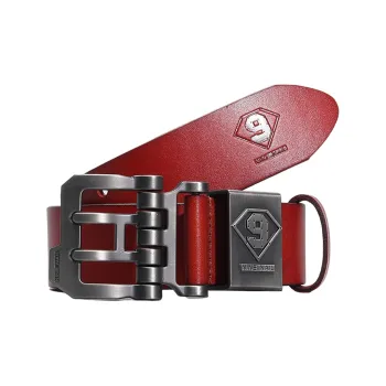 NINE NAIL Leather Belts Men