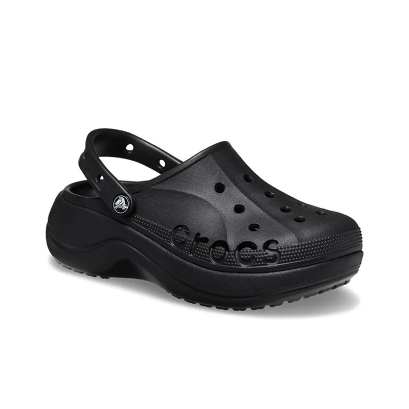 Crocs Baya Platform Clogs 'Black' Women's-2