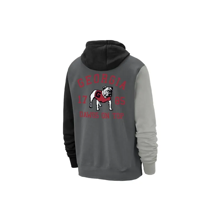 Nike Georgia Club Fleece Sweatshirt Men's Gray Black-1
