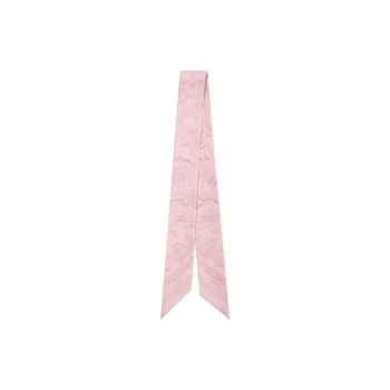 VERSACE Silk Scarves Women's Pink