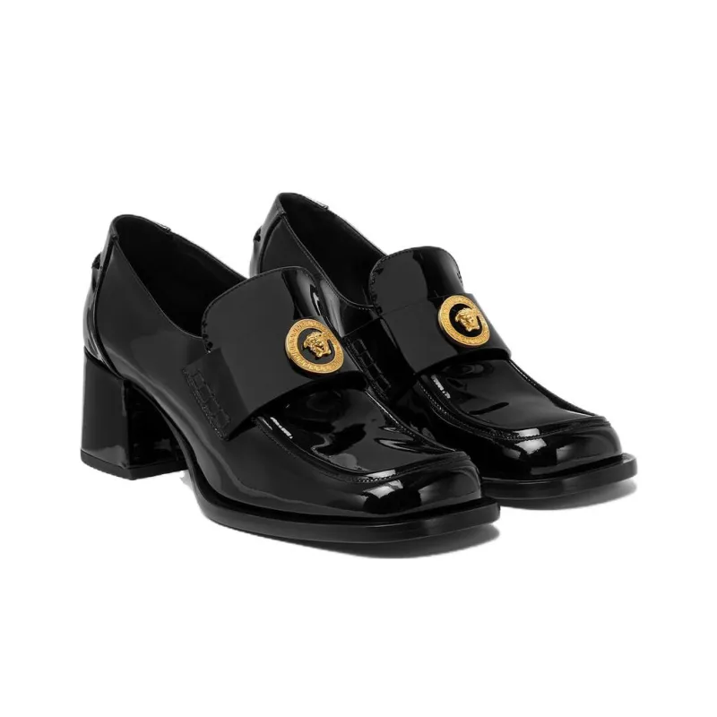 VERSACE Alia 55mm Leather Loafers-2