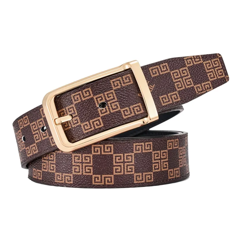 NINE NAIL Leather Belts Men-16