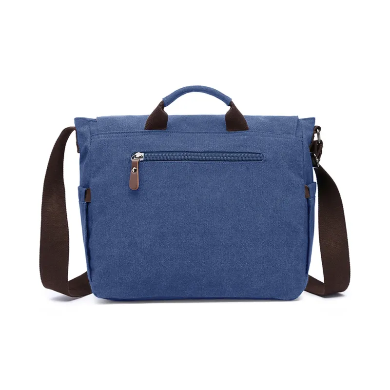 Slazenger Canvas Messenger Bag Camera Bag Canvas Bag Handbag Regular Unisex Multicolor-18