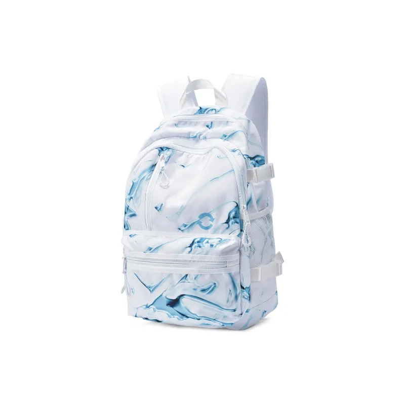 FINITE LOOP Recycled Polyester Backpack Regular Unisex White-1