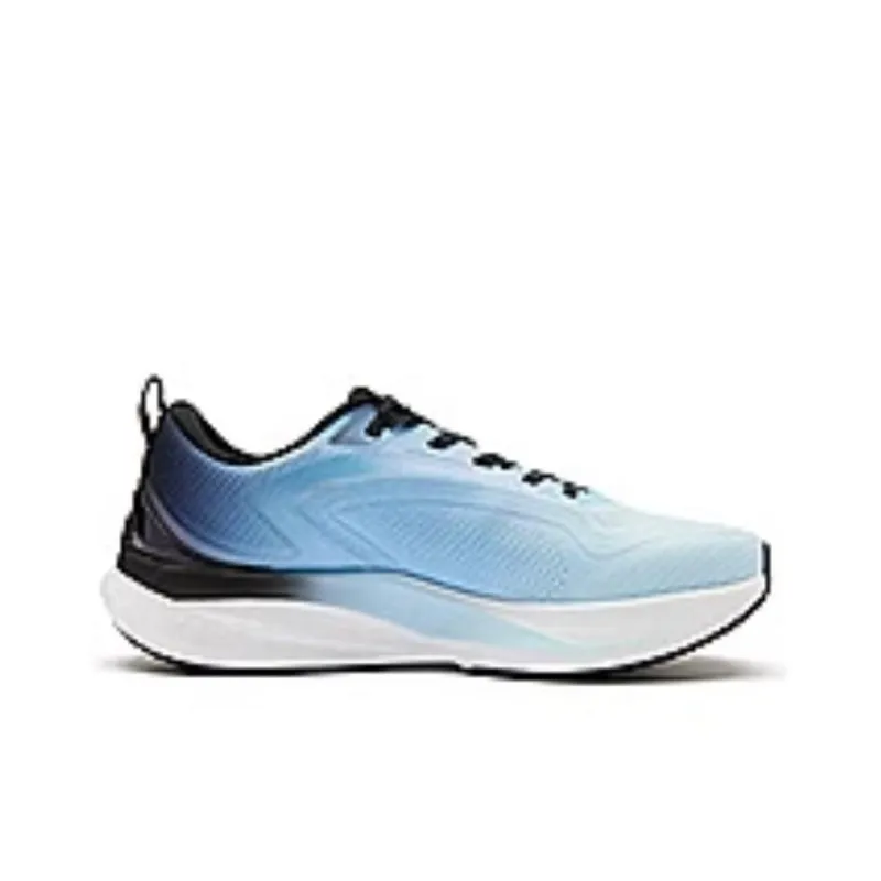 QIAODAN BOOM PRO Cushioning Wear Resistant Low Top Running Shoes Men's Black Blue-1