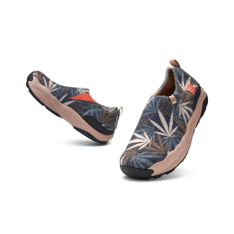 U.IN Painted Travel Shoes Toledo 11 Floral Collection Casual Shoes Unisex-24